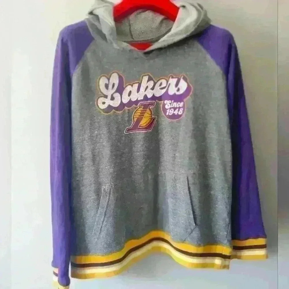 NBA NEW  ERA LA LAKERS HOODIE wens size XL